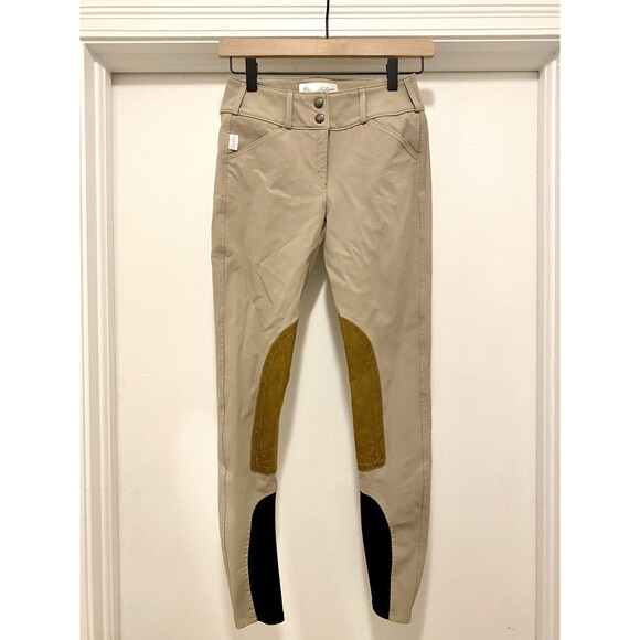 The Tailored Sportsman Pants - The Tailored Sportsman Front Zip Breeches Trophy Hunter Boot Sock #1927 Tan 24R